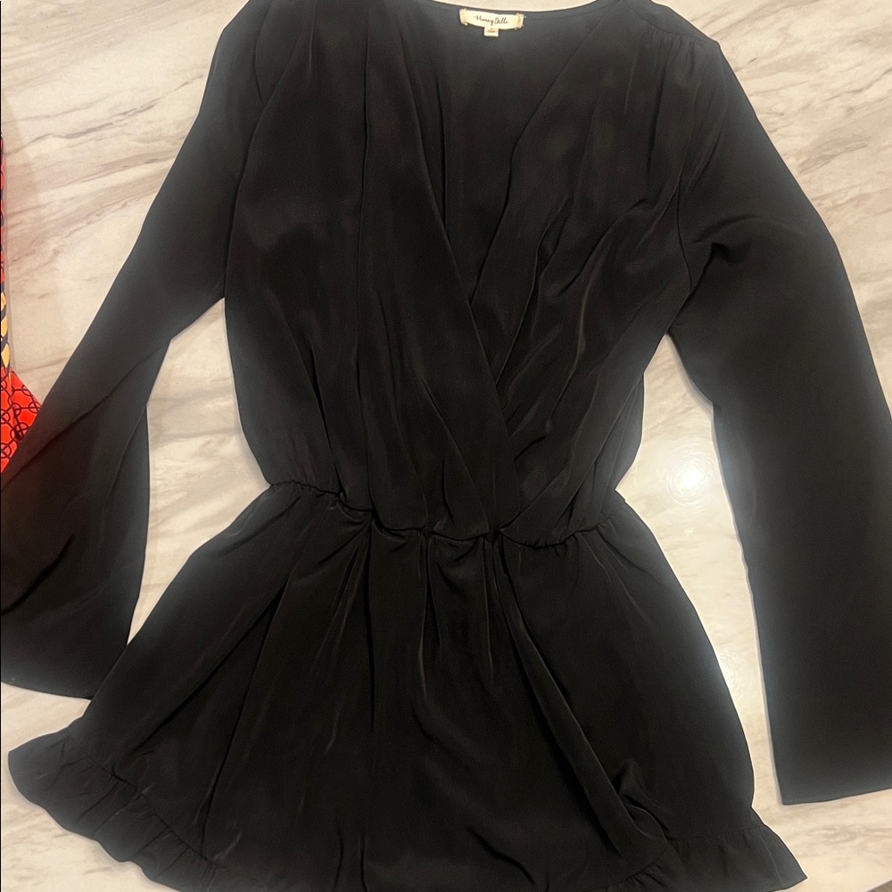 Elegant Black Romper Women’s Small